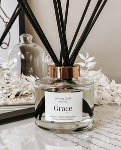 Grace Reed Diffuser - himalayan cedar, amber & jasmine